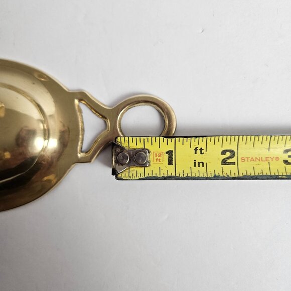 Vtg Solid Brass Candle Holder Double Ornate Scrolled Wall Sconce 6.25”t x 6.5"w - Picture 14 of 16